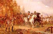 Robert Alexander Hillingford, Napoleon with His Troops at the Battle of Borodino, 1812